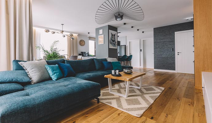 Fresh air inside home space