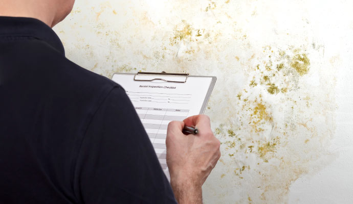 Professional mold inspection