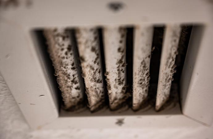 Visible mold