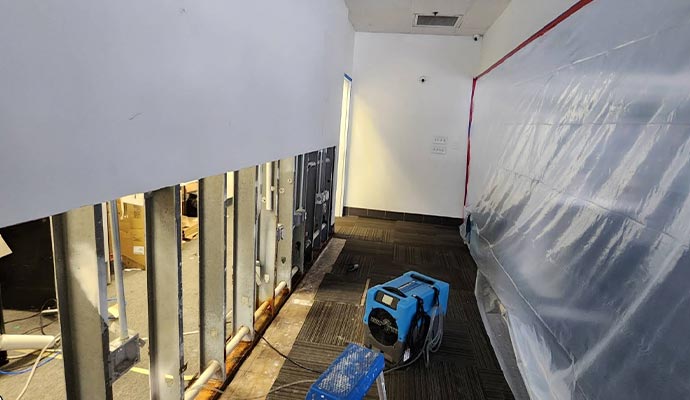 Water damage restoration service