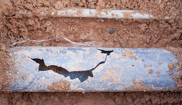 Water Pipe Break Restoration in Norwalk & New Haven 