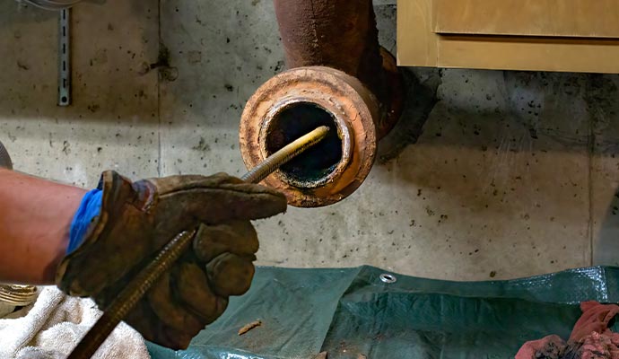 Clogged drains & Pipes
