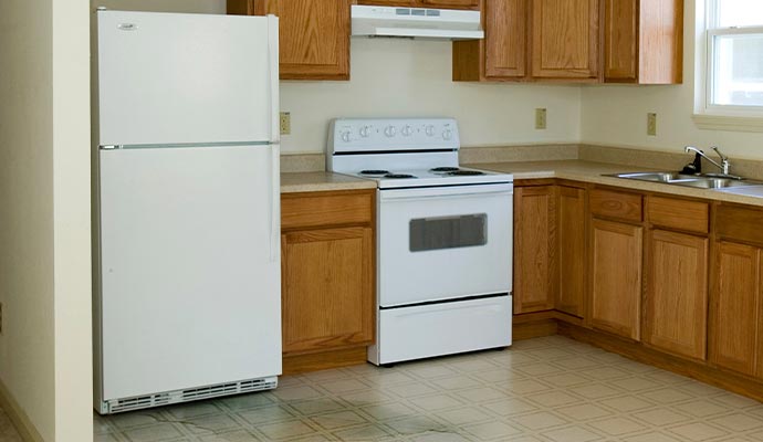 Old refrigerator