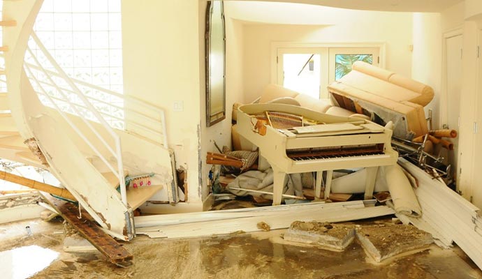 Water damage furniture